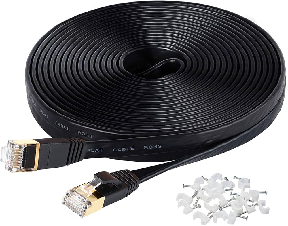 50 Foot Ethernet Cable for Ultra-Fast Internet Connectivity and Gaming