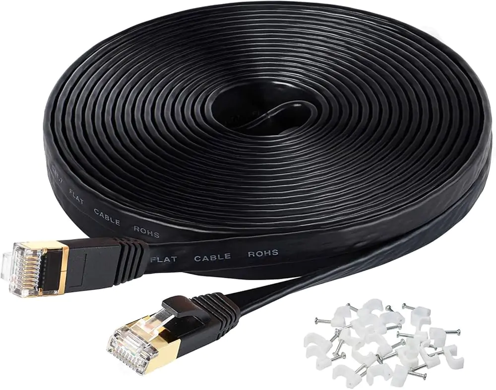 50 Foot Ethernet Cable for Ultra-Fast Internet Connectivity and Gaming